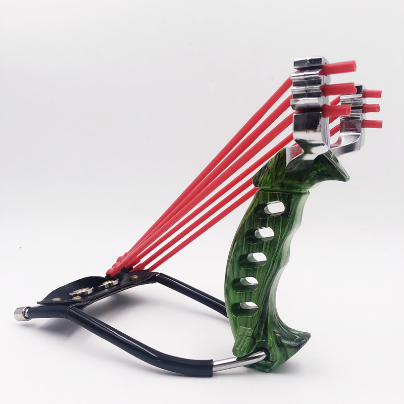 Folding Alloy Slingshot with Wrist Support