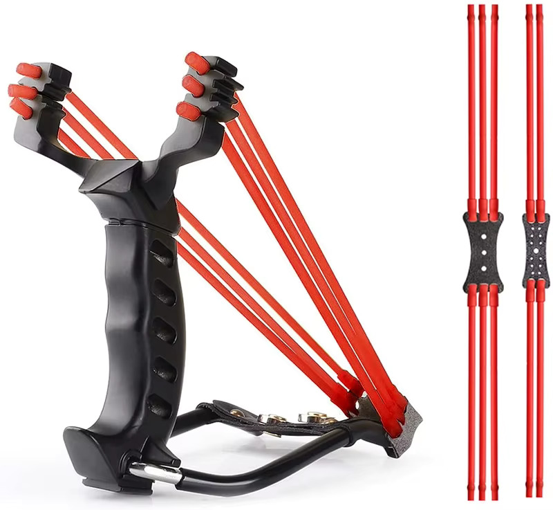 Folding Metal Slingshot with Color Choice