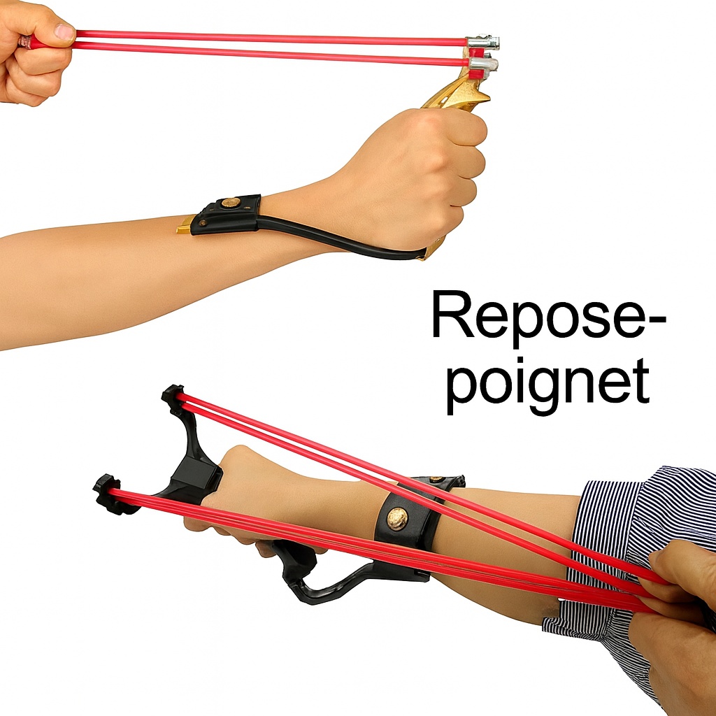 Folding Metal Slingshot with Color Choice thumbnail 3