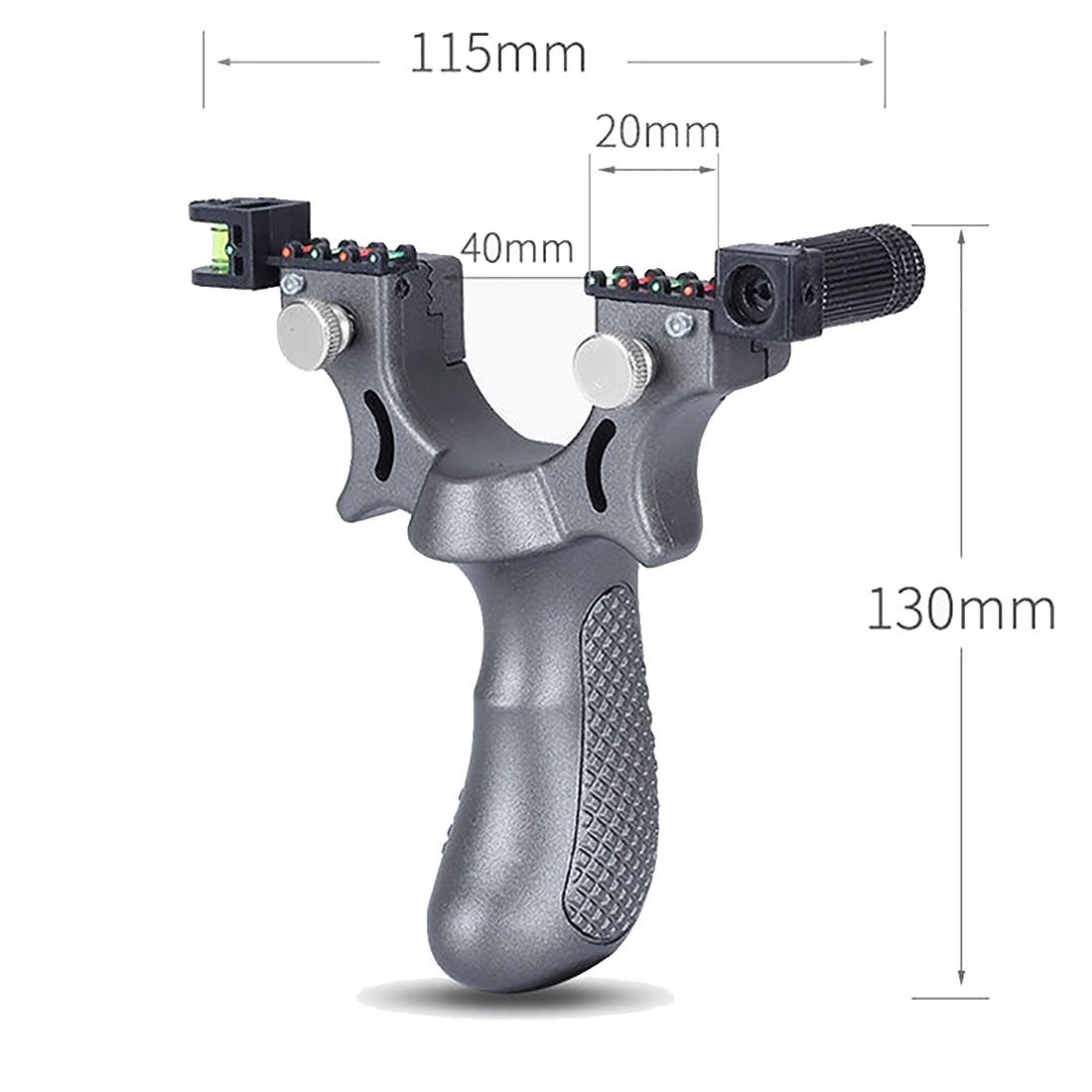 98K ABS Slingshot with Laser and Fiber-Optic Sights thumbnail 3