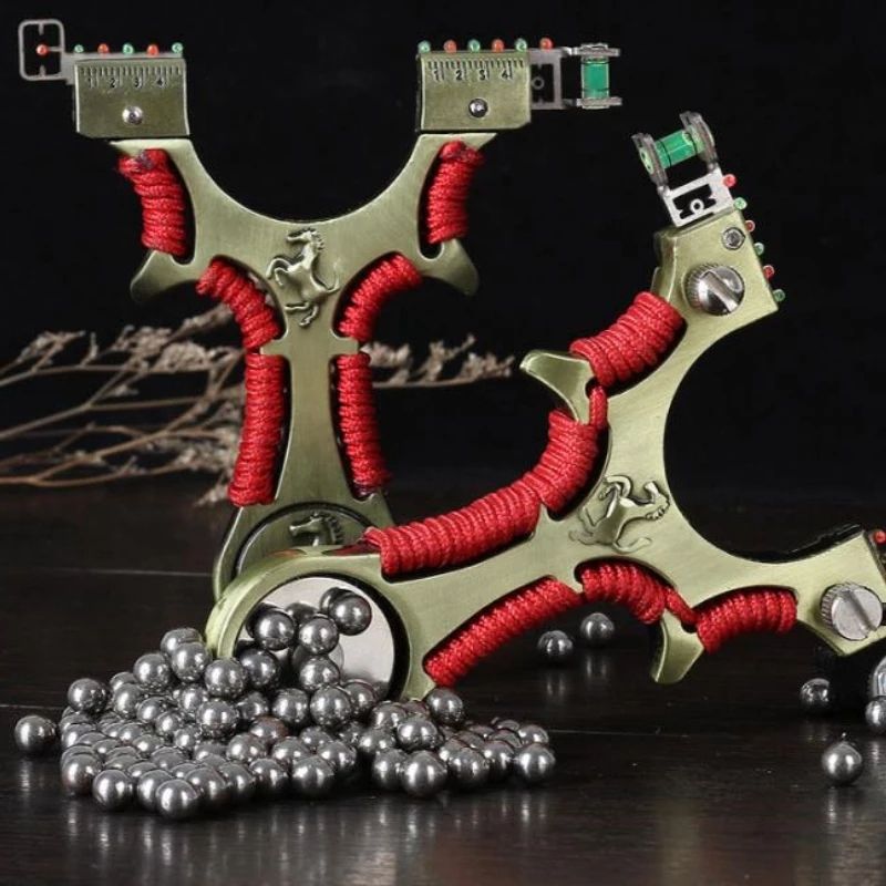 Aluminum Alloy Slingshot with Magnetic Shot Holder thumbnail 3