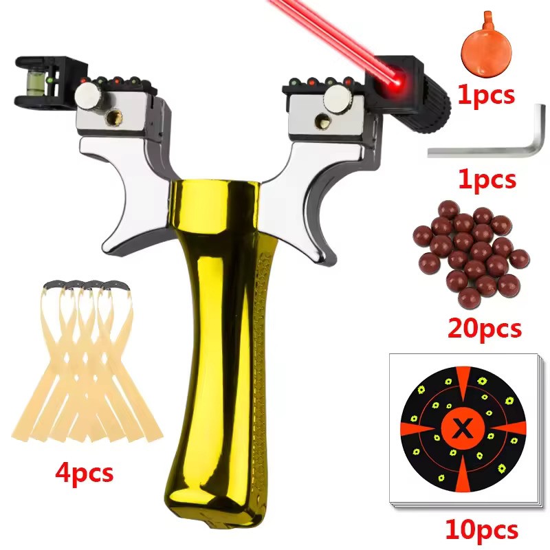 Colored ABS Slingshot with Laser Sight thumbnail 4