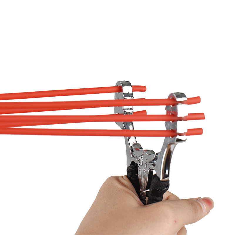 Six-Strand Zinc Alloy Bull-Head Slingshot thumbnail 4