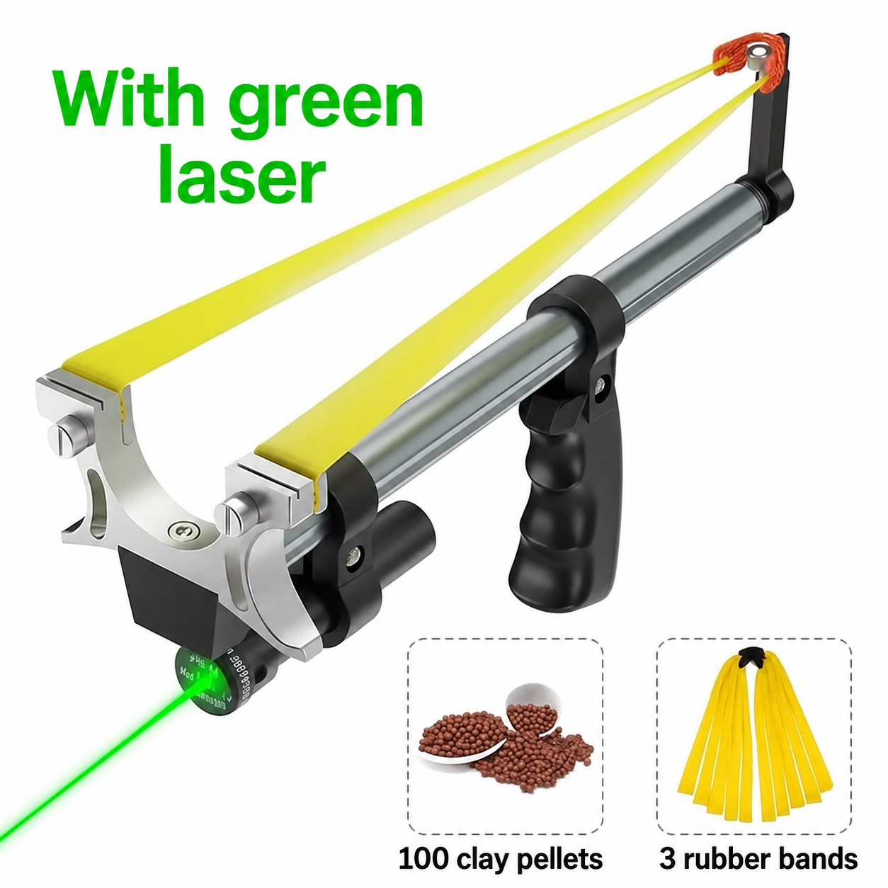 Telescopic Slingshot with Laser Sight