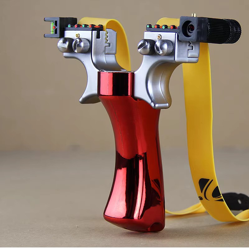 Ambidextrous Resin Slingshot with Laser Sight thumbnail 2