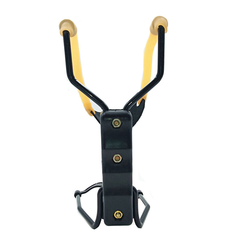 Black Folding Metal Slingshot with Wrist Guard thumbnail 3