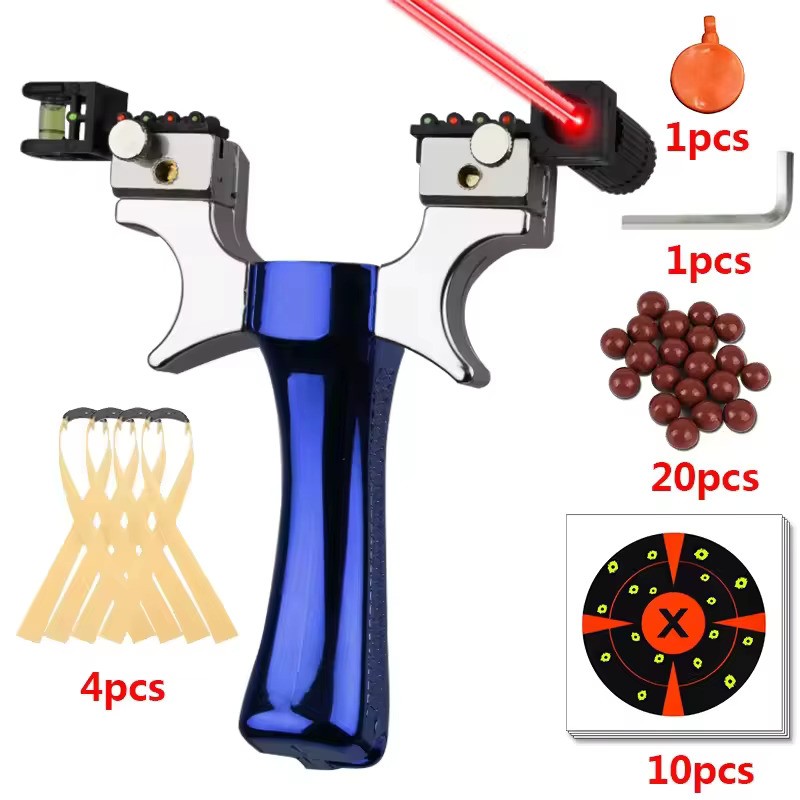 Colored ABS Slingshot with Laser Sight thumbnail 2