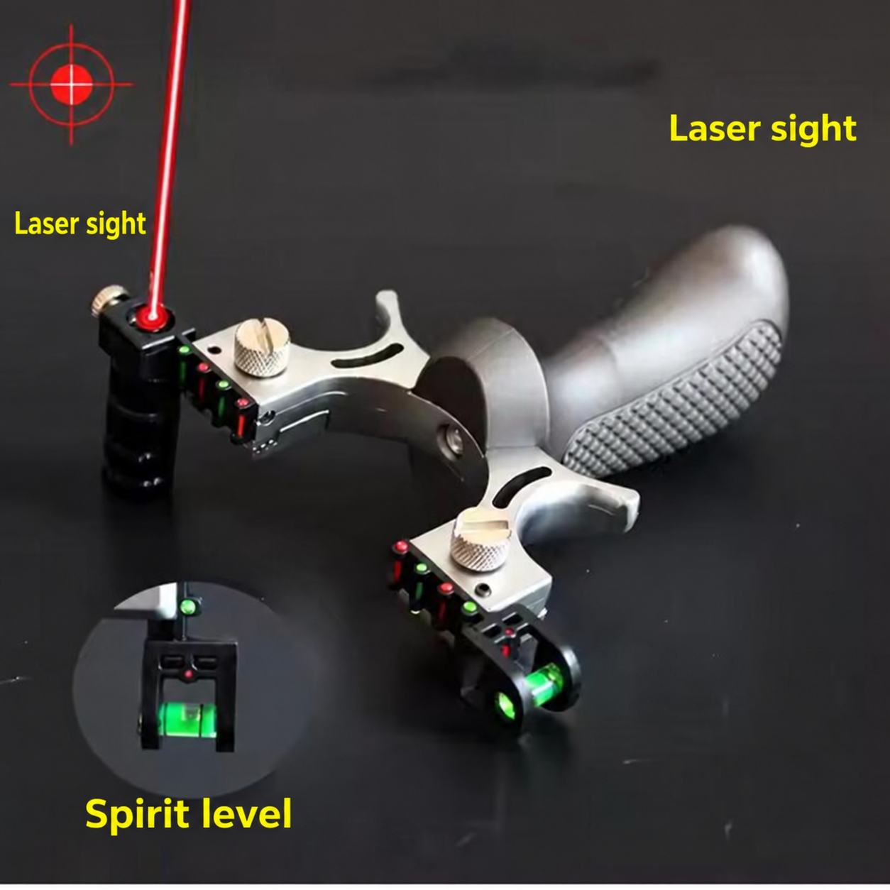 98K Resin Slingshot with Laser Sight and Flat Band thumbnail 2