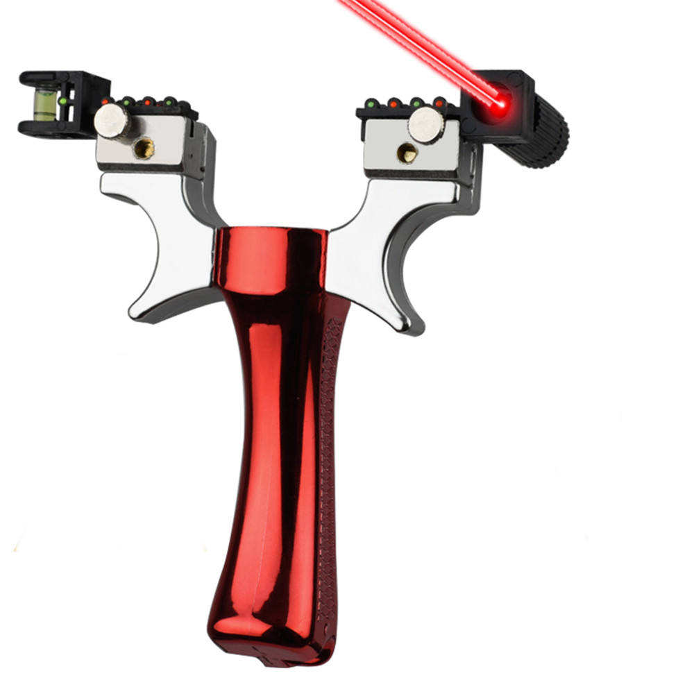 Colored ABS Slingshot with Laser Sight