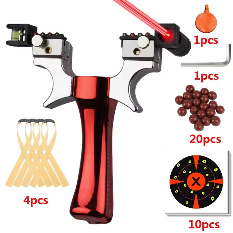 Colored ABS Slingshot with Laser Sight thumbnail 3