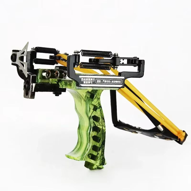 Large Metal Slingshot with Laser Sight