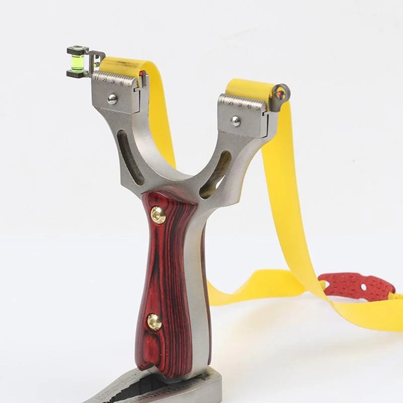 Inox-304 Pro Stainless Steel and Wood Slingshot thumbnail 3