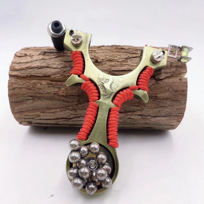 Aluminum Alloy Slingshot with Magnetic Shot Holder